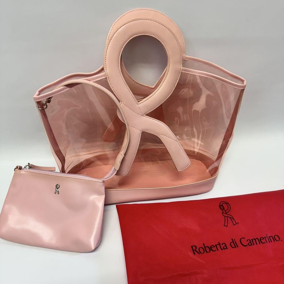 Roberta di Camerino ビニールハンドバッグ ピンク