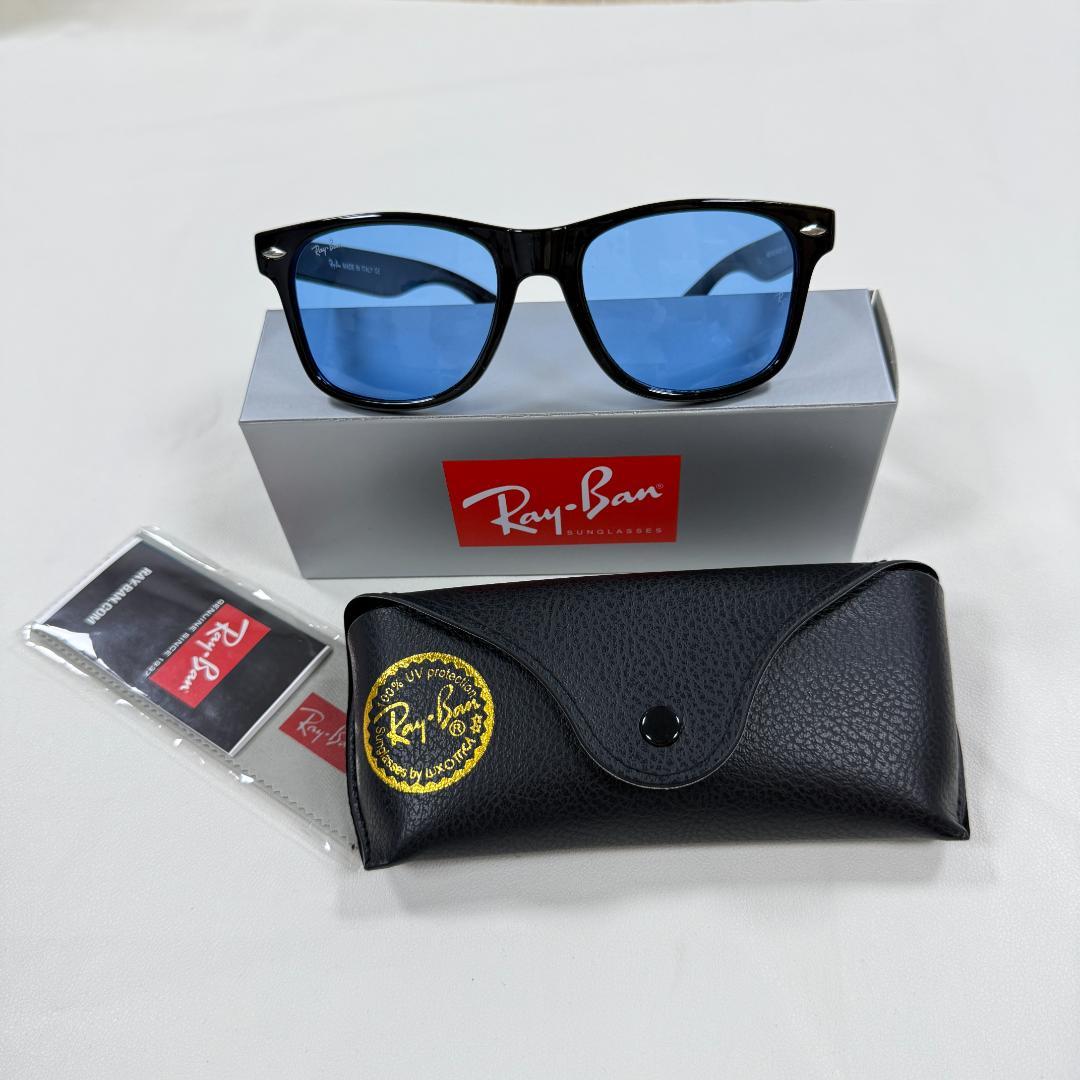 Ray-Ban RB2140 サングラス ケース付き Ray-Ban RB2140 青レンズ 未使用 サングラス ケース付 - メルカリ