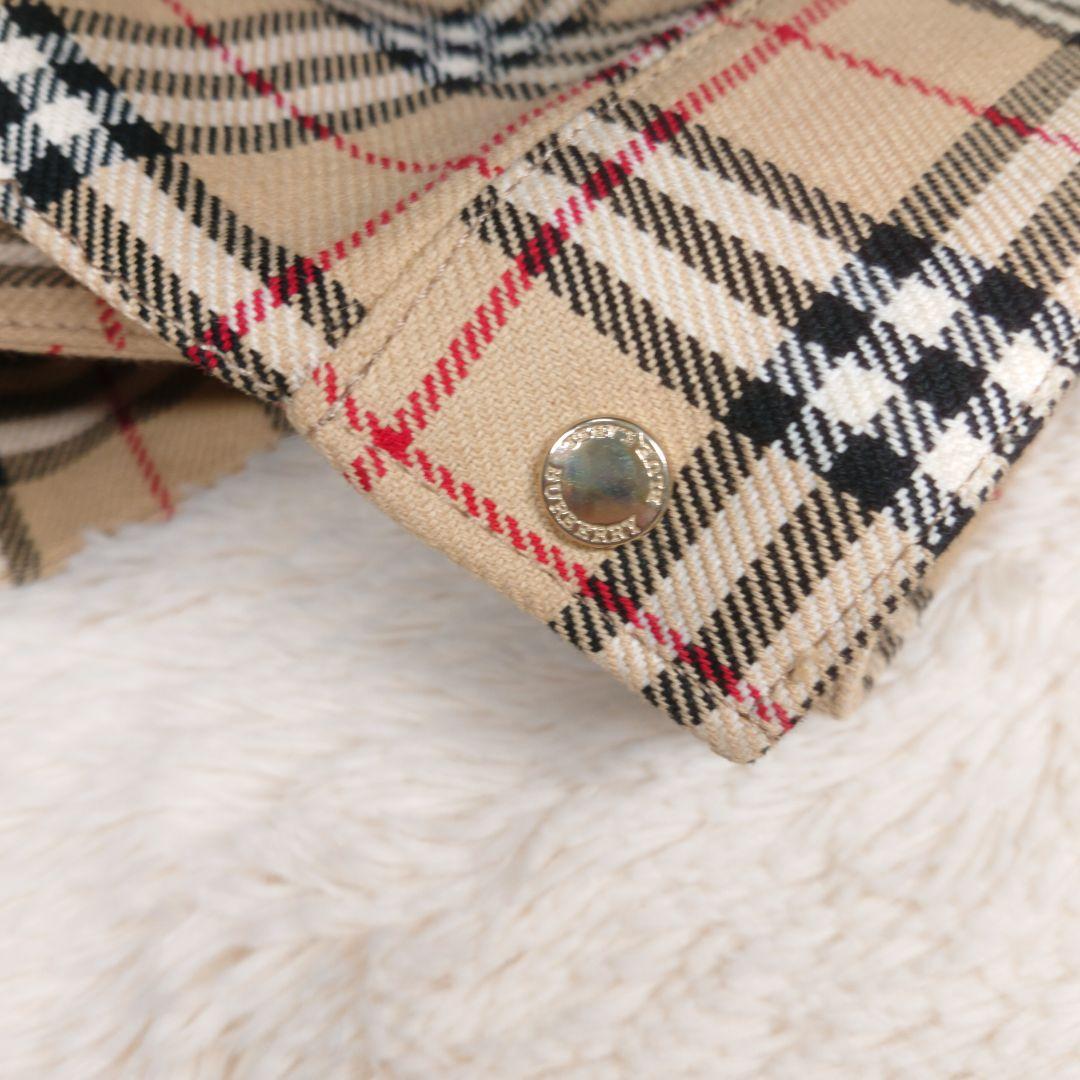 BURBERRY ブルーレーベル デニムジャケット ノヴァチェック 金