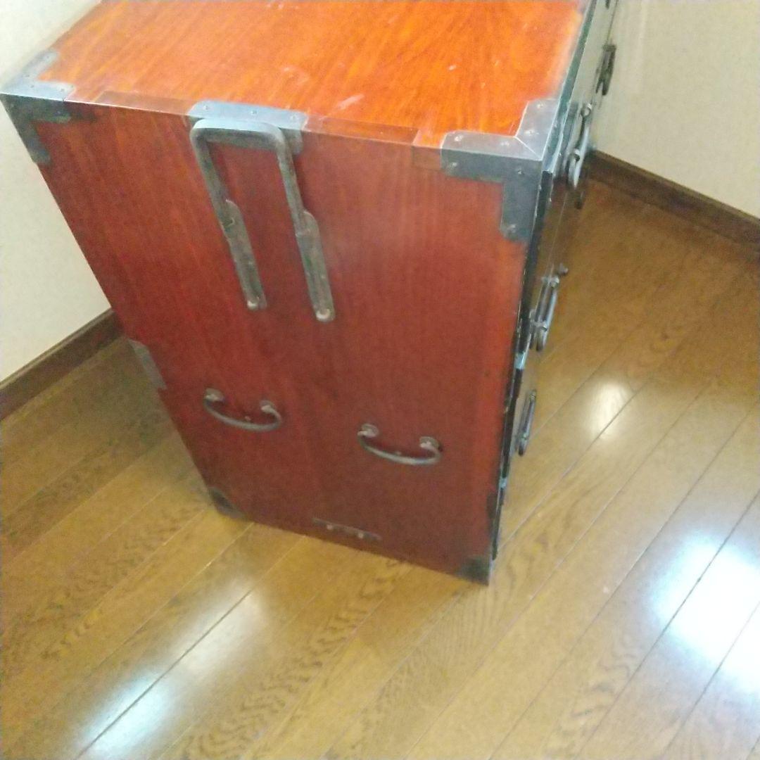 古い時代箪笥 丸金具/和風/古家具/陳列台/和家具/和骨董/店舗