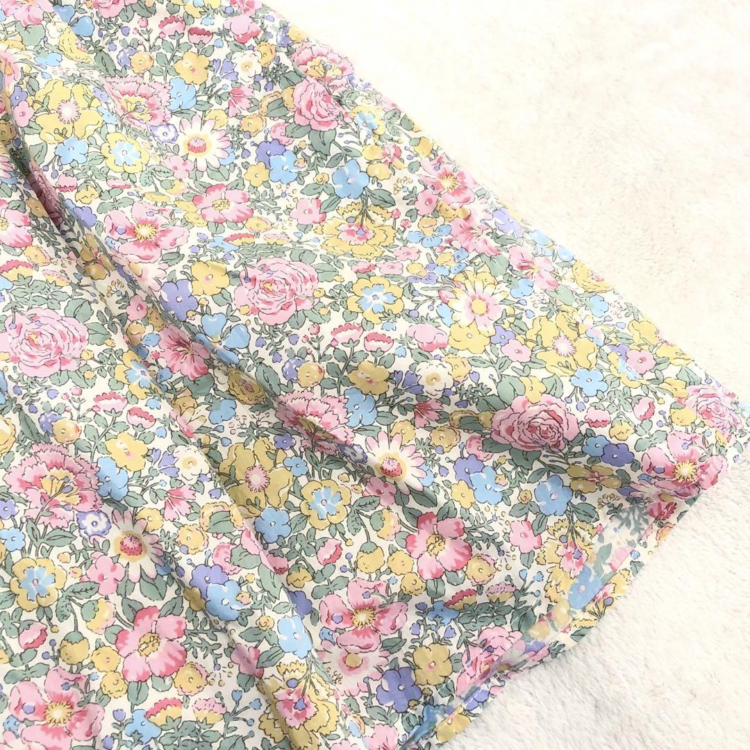 【美品】タルティーヌエショコラ リバティ　ワンピース  100 キッズ