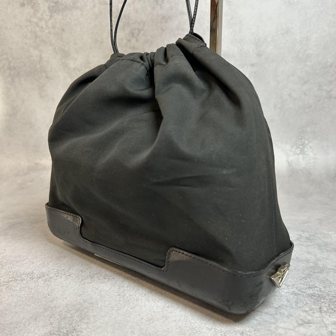 VOTTEGA VENETA 巾着 ハンドバッグ ポーチ ブラック 黒 5,369円