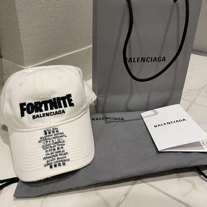 【新品】世界200個限定 BALENCIAGA FORTNITE キャップ