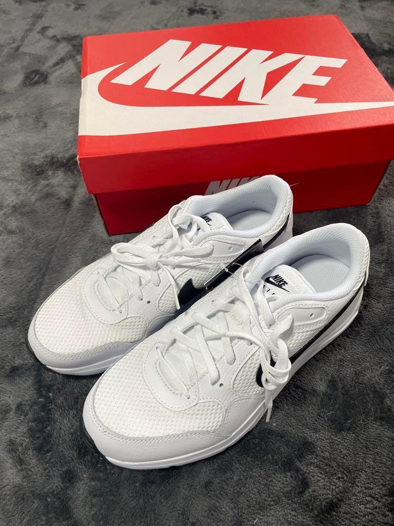 25cm 新品 NIKE ナイキ エアマックス SC GS 白 AIRMAX