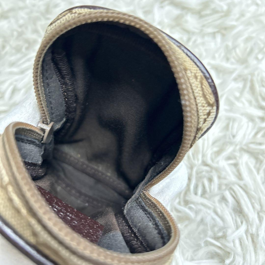 GUCCI シガレットケース タバコ ポーチ GGキャンバス レザー　小物入れ