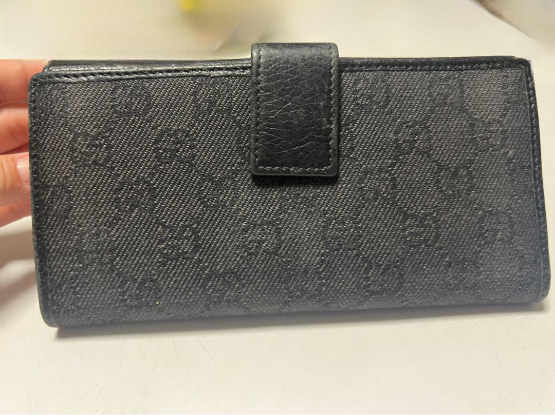 【最終値下げ】Gucci 黒 レザー 長財布
