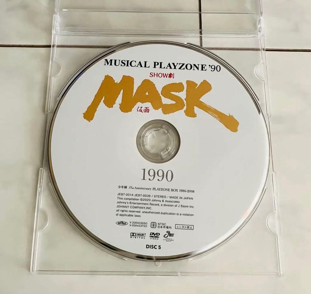 少年隊35th Anniversary PLAYZONE MASK目立った傷や汚れなし
