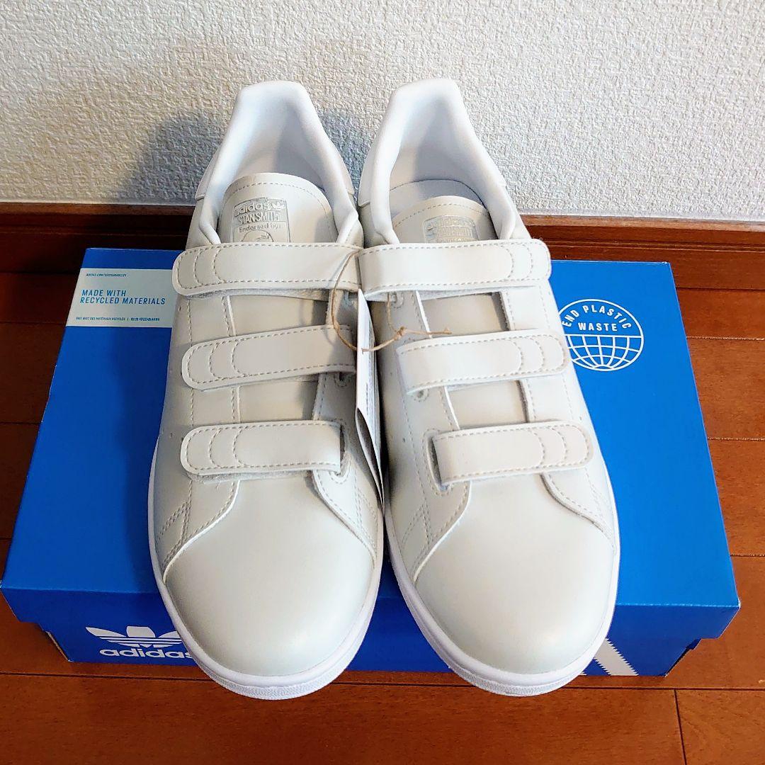 品質保証新品 ✦完売✦28cm BEAUTY & YOUTH スタンスミス ベルクロ グレー QbvPl-m96190197710 爆買い定番