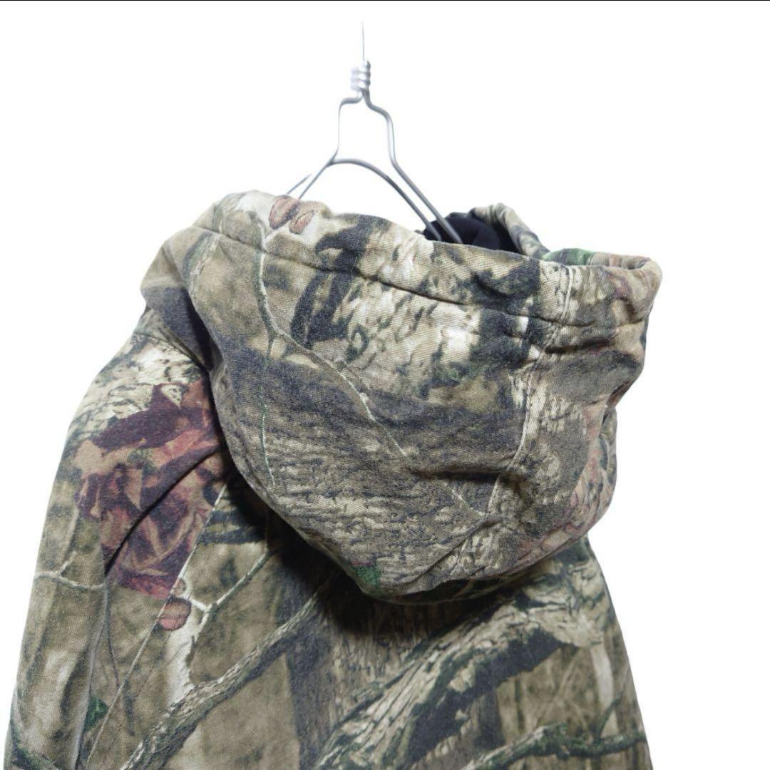 【MOSSY OAK】リアルツリーカモ フード付き中綿入りブルゾン S-137