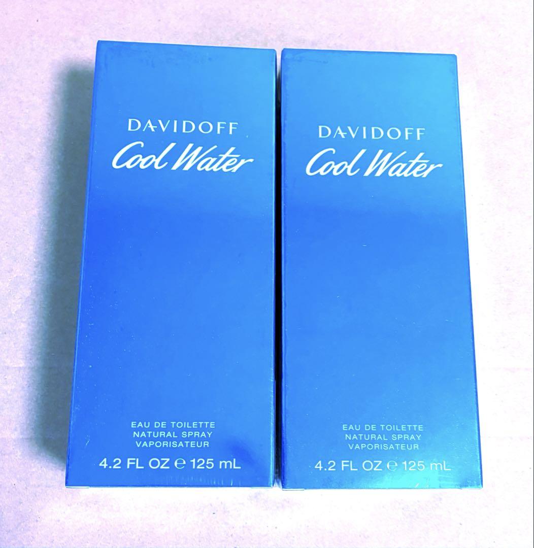 新品＠ ダビドフ クールウォーター EDT 125ml ×2本＠送料0