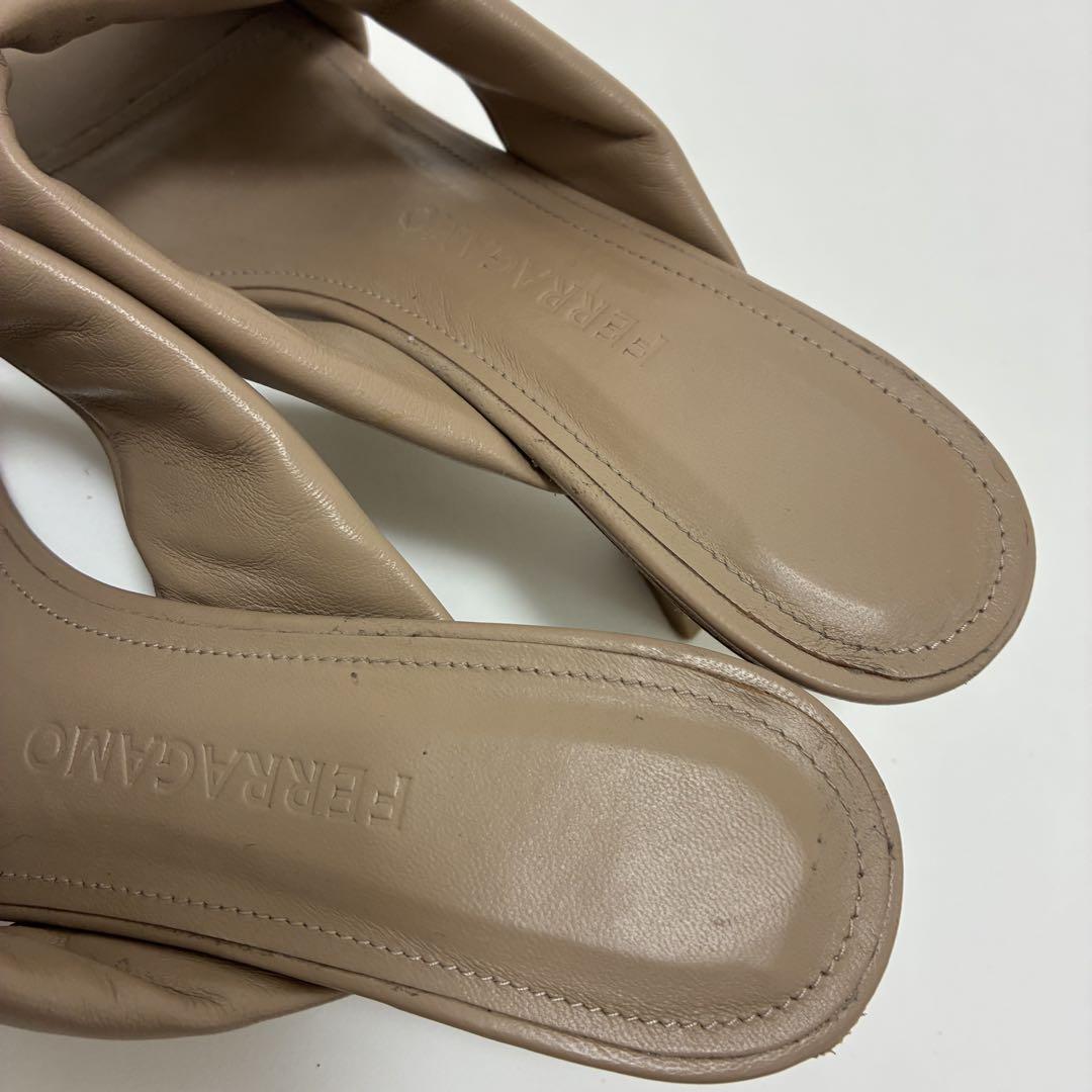 FERRAGAMO フェラガモ☆Aludra レザー ミュール 6 1/2 - メルカリ