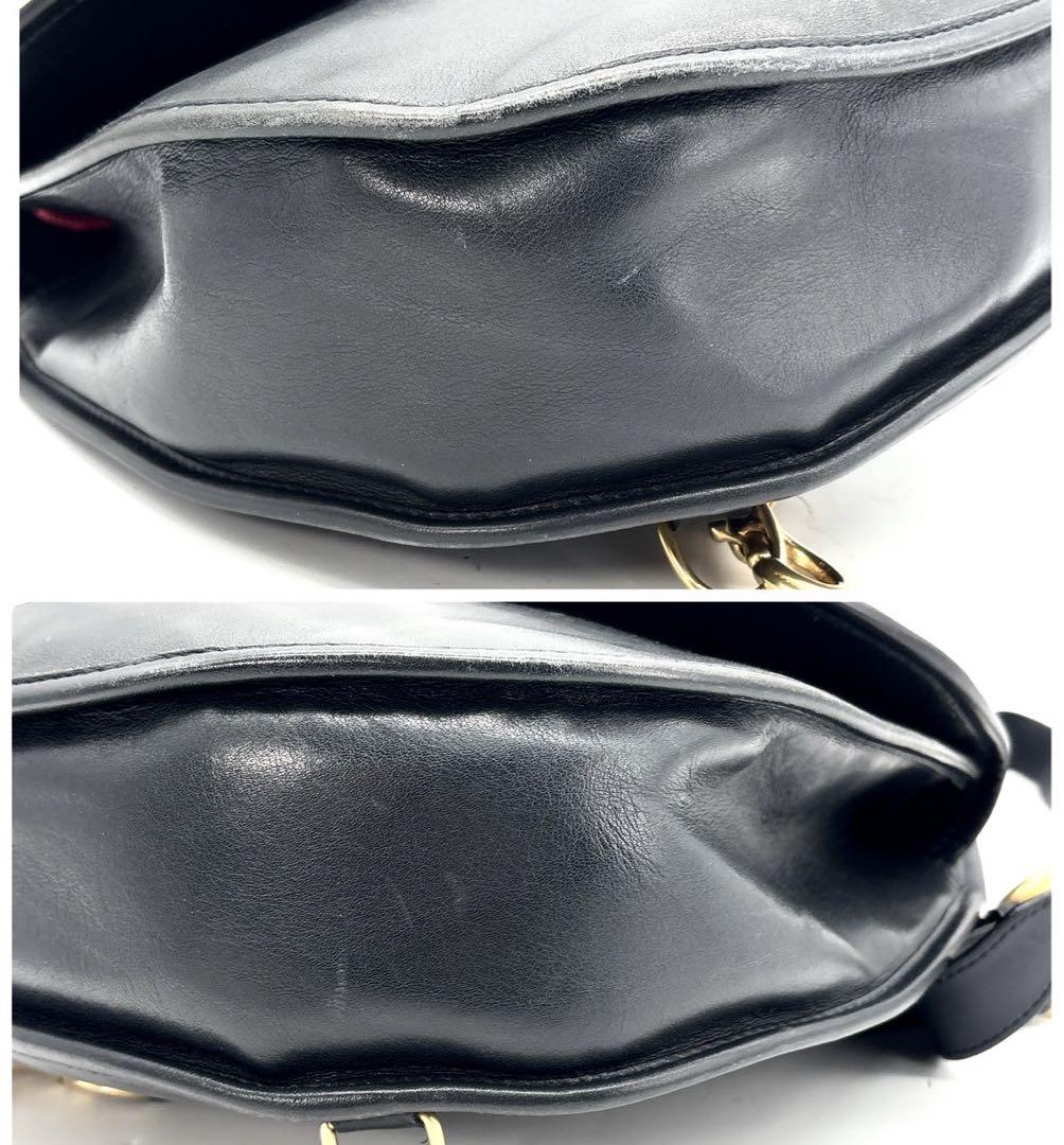 GUCCI グッチ ホースビット レザー ボディバッグ