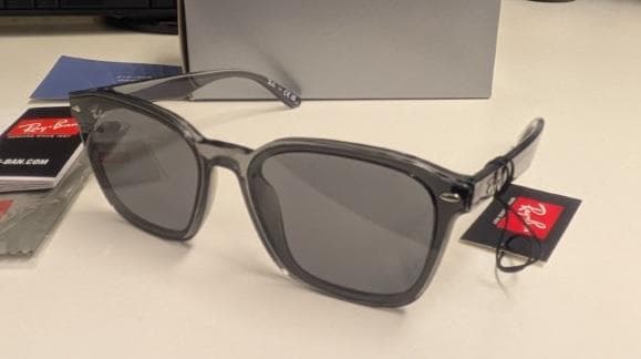 【新品】レイバン RB4392D 645087 66サイズ　クリアグレー Ray-Ban レイバン サングラス RB4392D 645087 66 大きめレンズ