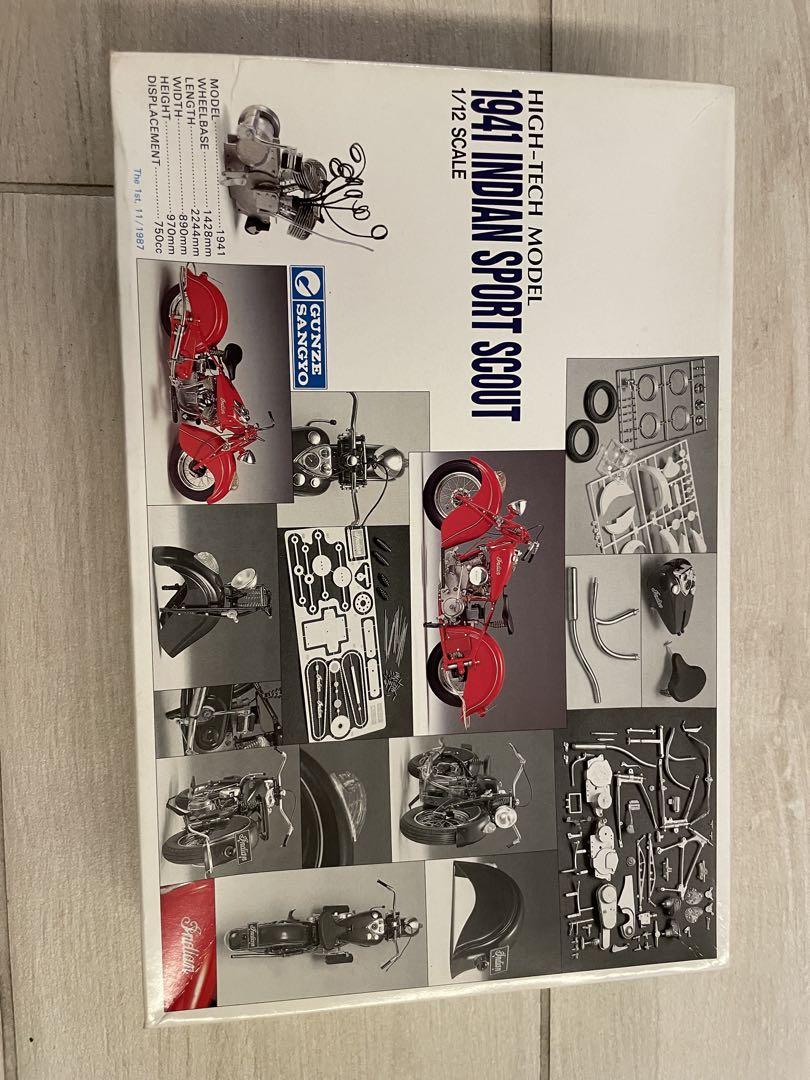 グンゼ産業1941 INDIAN SPORT SCOUT 1/12 スケール