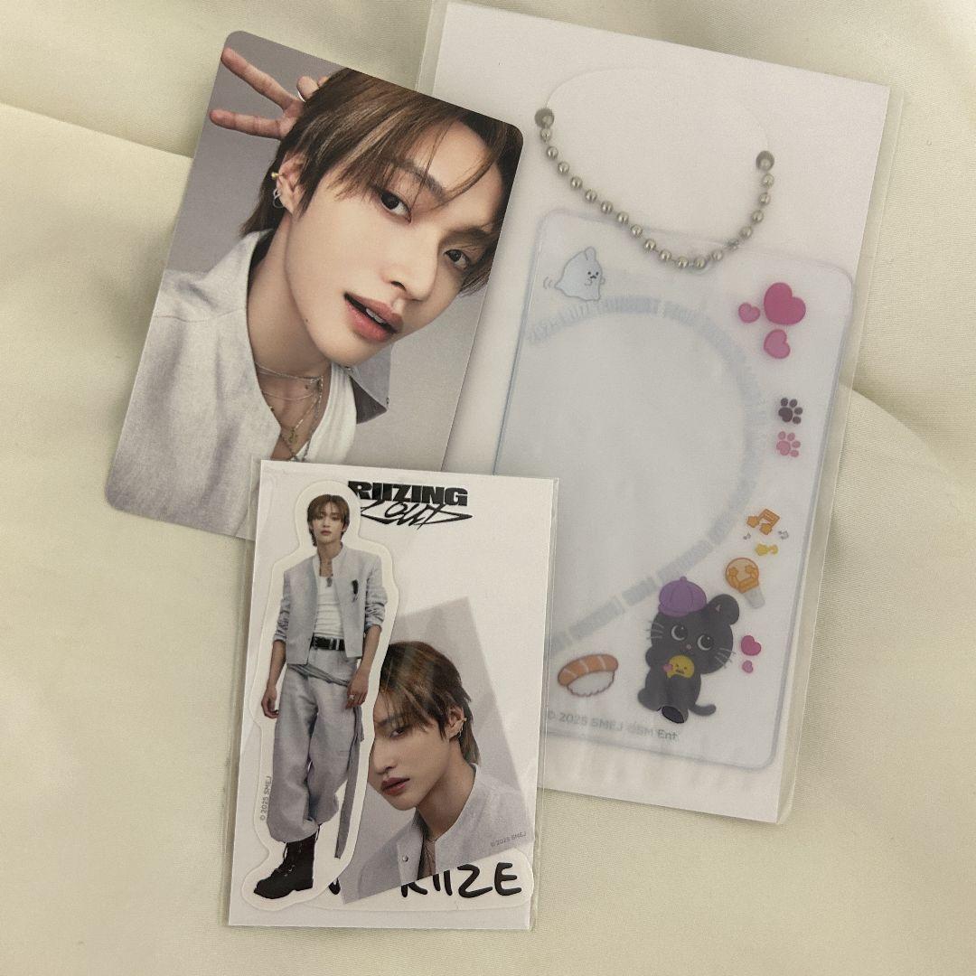 公式　RIIZE ウォンビン　セット　トレカケース　ステッカー　韓国　新品未開封 韓国公式ショップ購入【RIIZE ライズ ウォンビン】⭐︎韓国公式