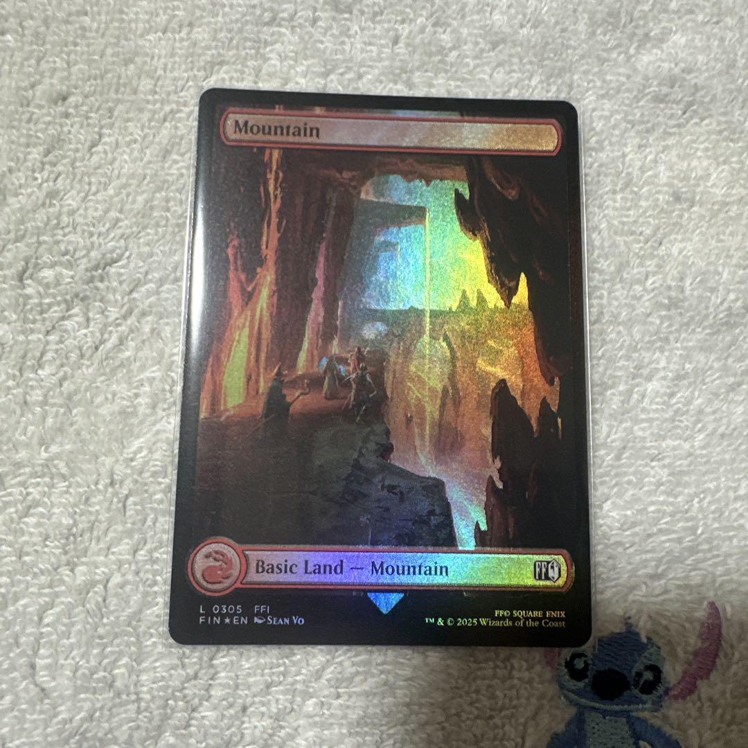 MTG FIN フルアート 基本土地 山 305 英語 foil - メルカリ