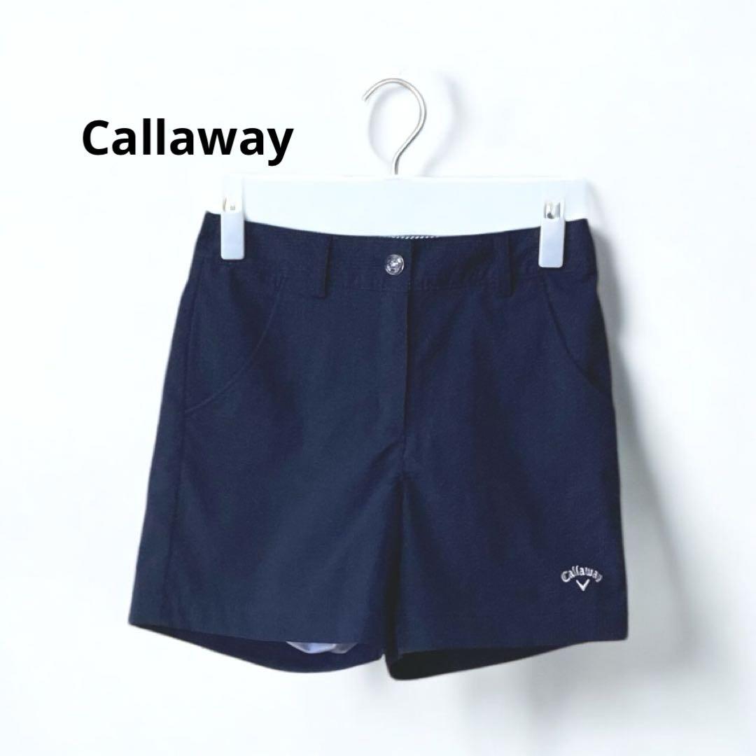 デパート 送料無料 Callawayキャロウェイ 美品 ショートパンツ メルカリ - SS ネイビー レディースウェア