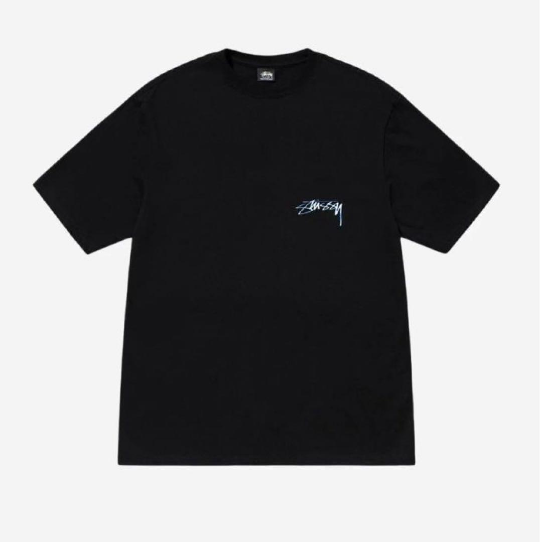 STUSSY NIGHT LIGHTS TEE logo Tシャツ