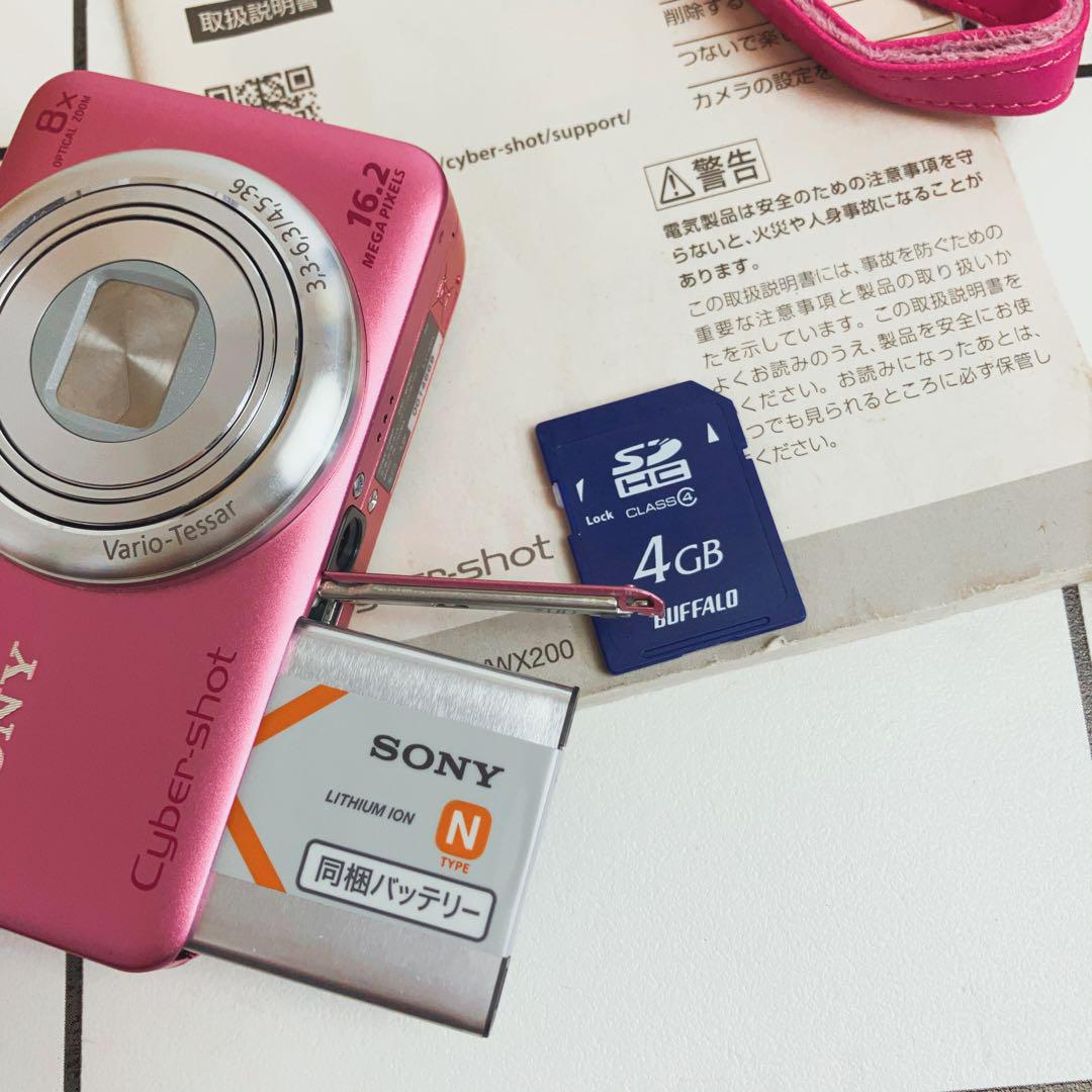 完動 SONY DSC-WX60 ピンク Carl Zeiss レンズ コンデジ