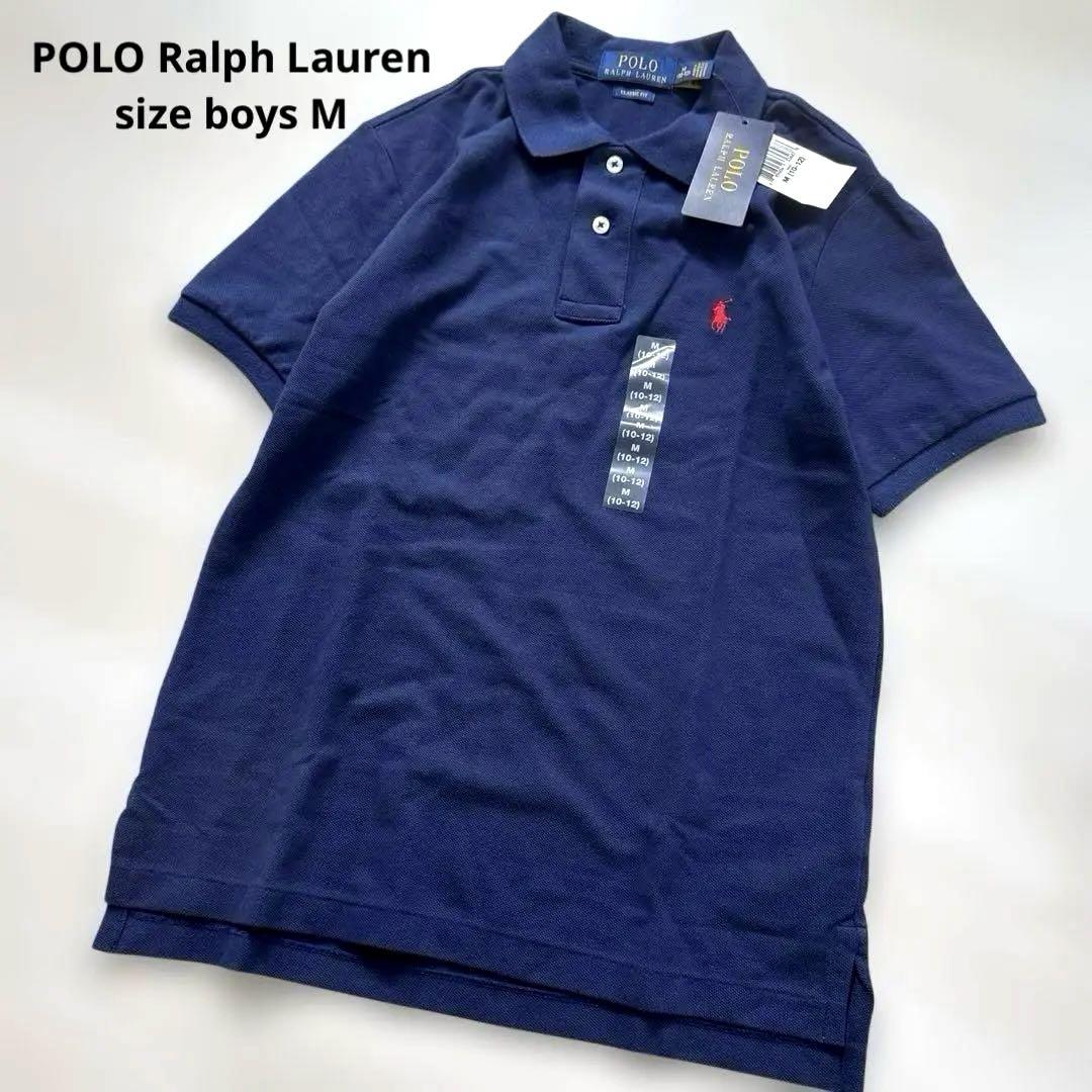 新品Polo Ralph Lauren ラガーシャツ ネイビー 新品タグ付 レディース] ショート丈リメイド ラガーシャツ ラルフローレン