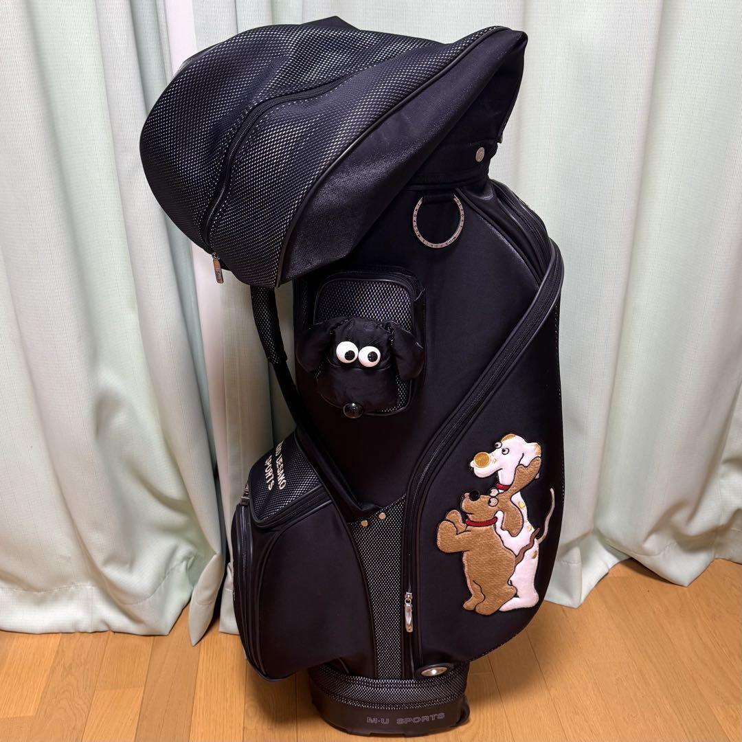 Mieko Uesako ミエコウエサコ　キャディバッグ　ゴルフバッグ　いぬ