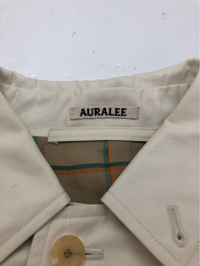 AURALEE COTTON SILK GABADINE LONG SOUTIEN COLL