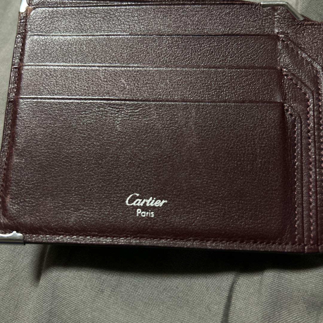 Cartier カルティエ 財布 二つ折ブラック Cartier カルティエ ブラック 二つ折り財布