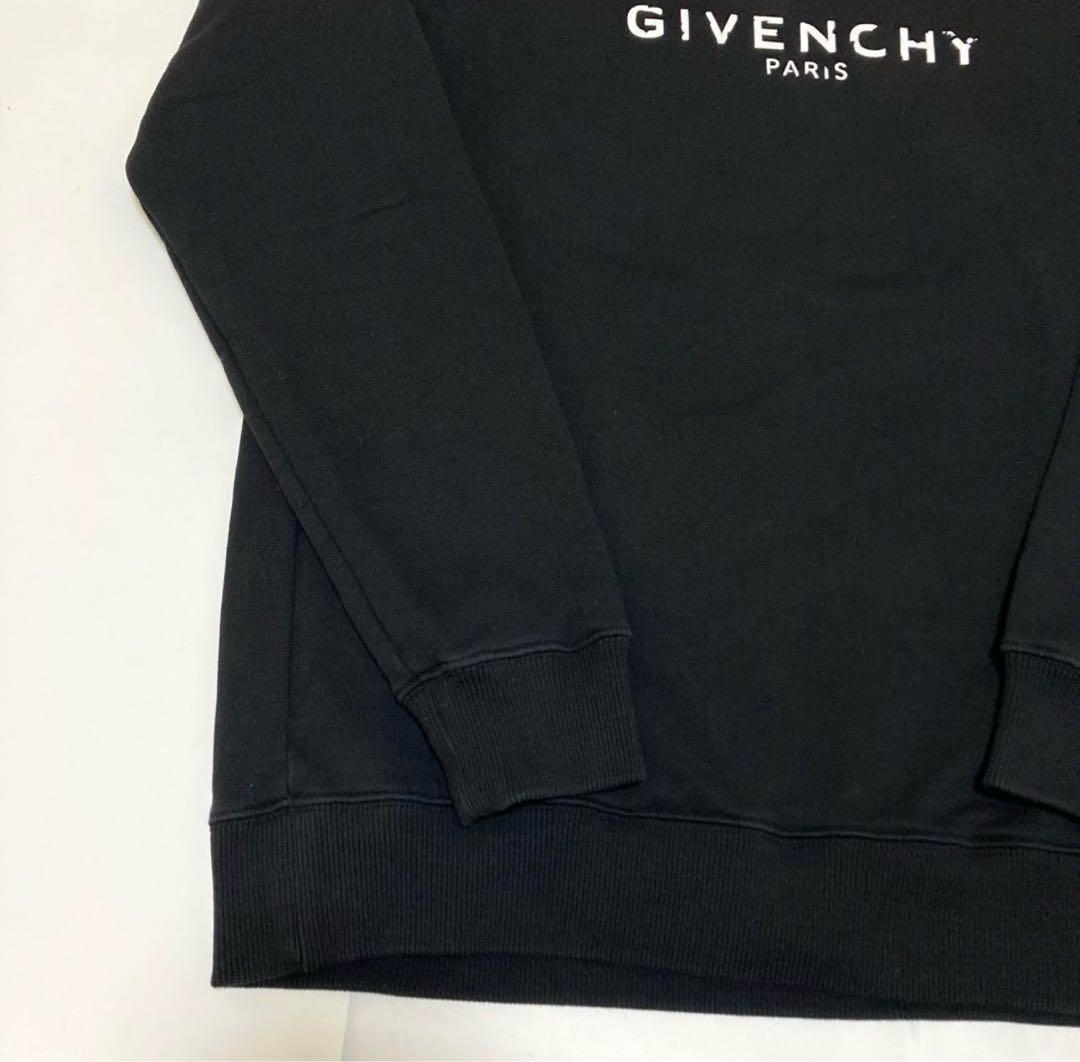 スウェット・トレーナー GIVENCHY SWEATSHIRTS BLACK 美品】GIVENCHY ジバンシー スウェット トレーナー ブラック L