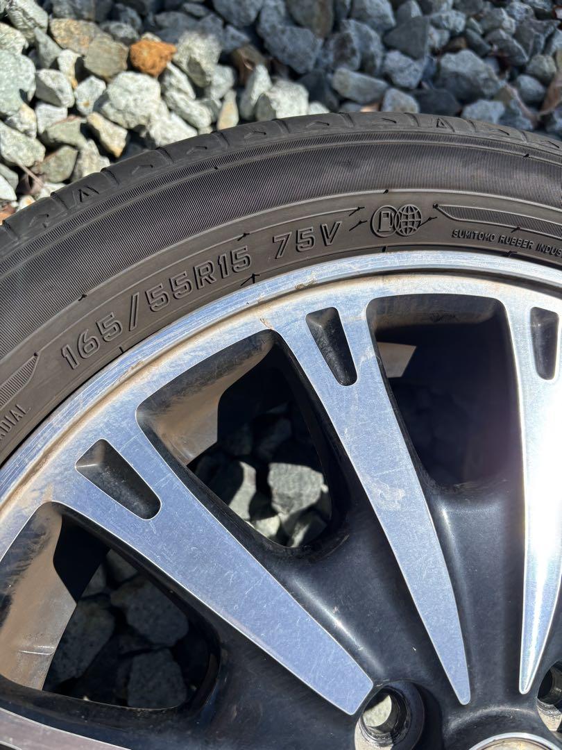 ホンダ 15インチ タイヤ・ホイールセット 165/55R15