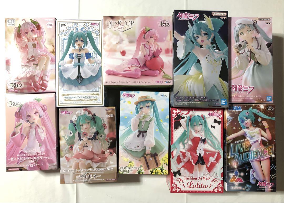 初音ミク　フィギュア　まとめ売り 新品未開封】初音ミクフィギュアまとめ売り8体セット