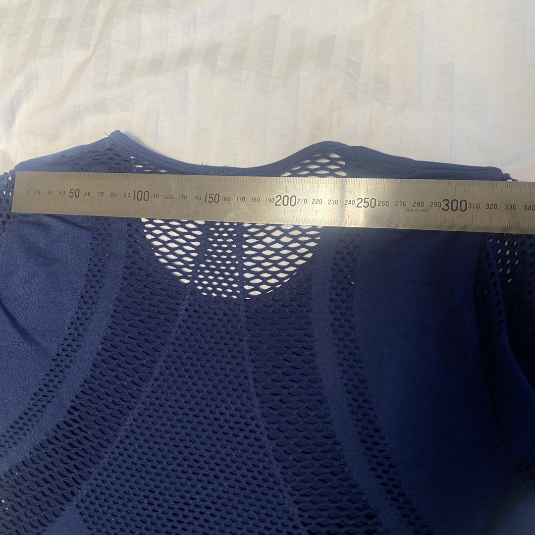 希少✨Lululemon ルルレモン　長袖カットソー　メッシュ　ネイビー 8