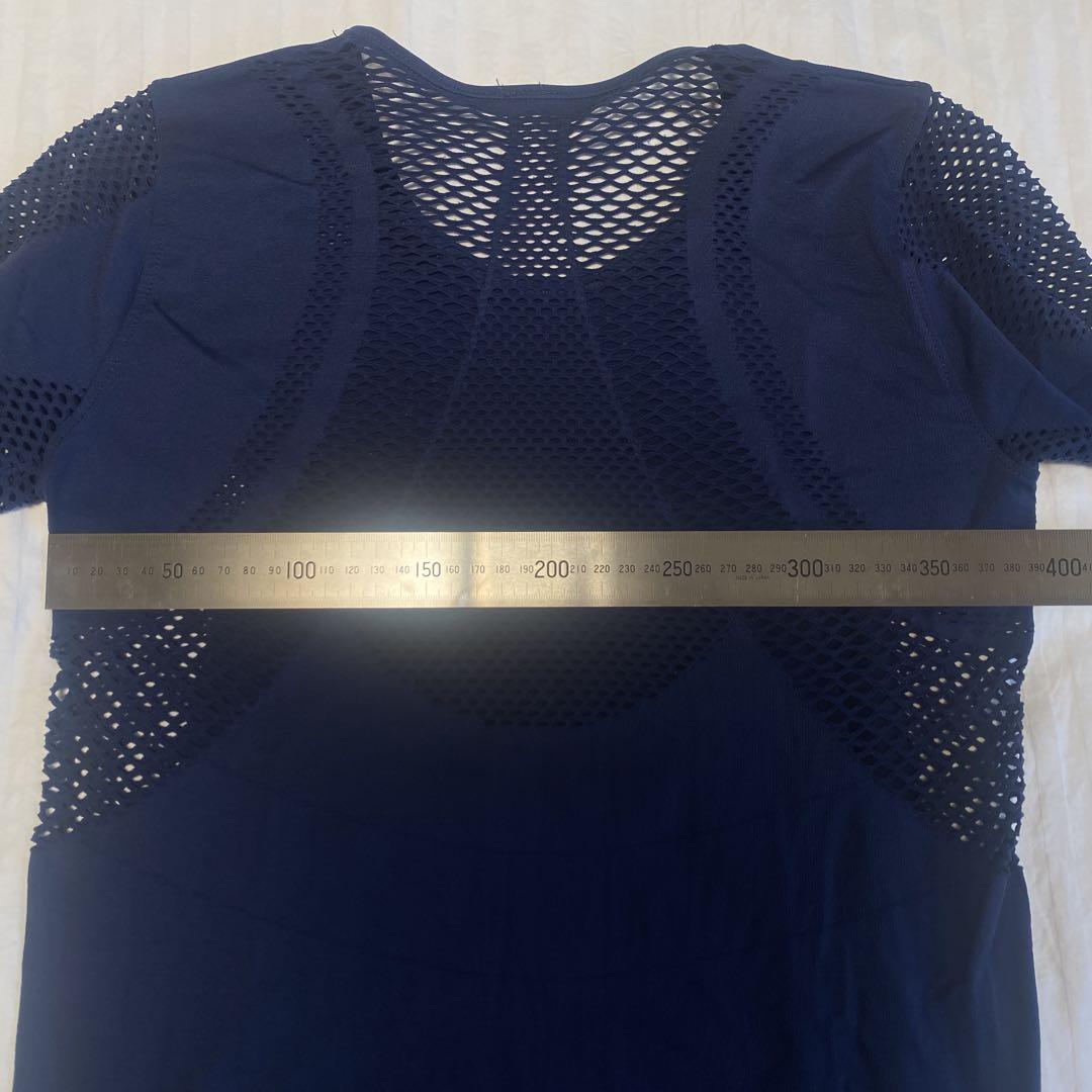 希少✨Lululemon ルルレモン　長袖カットソー　メッシュ　ネイビー 8