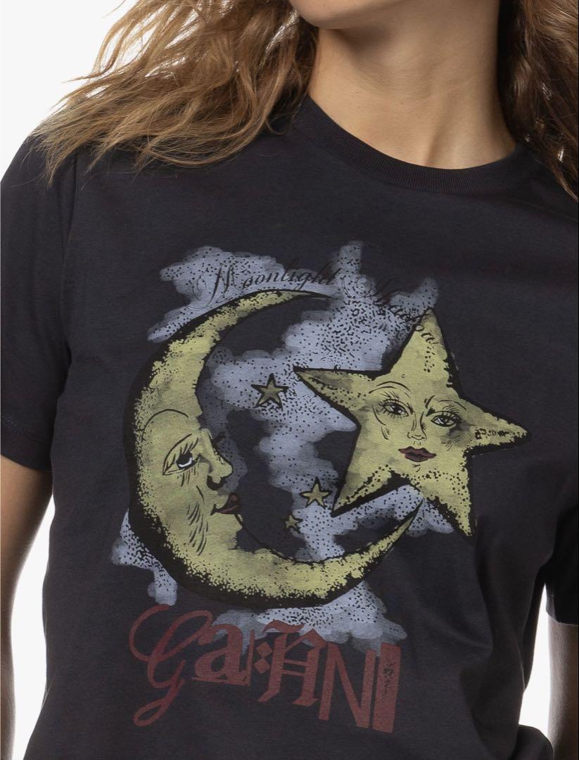 GAMINI 月と星 グラフィックTシャツ