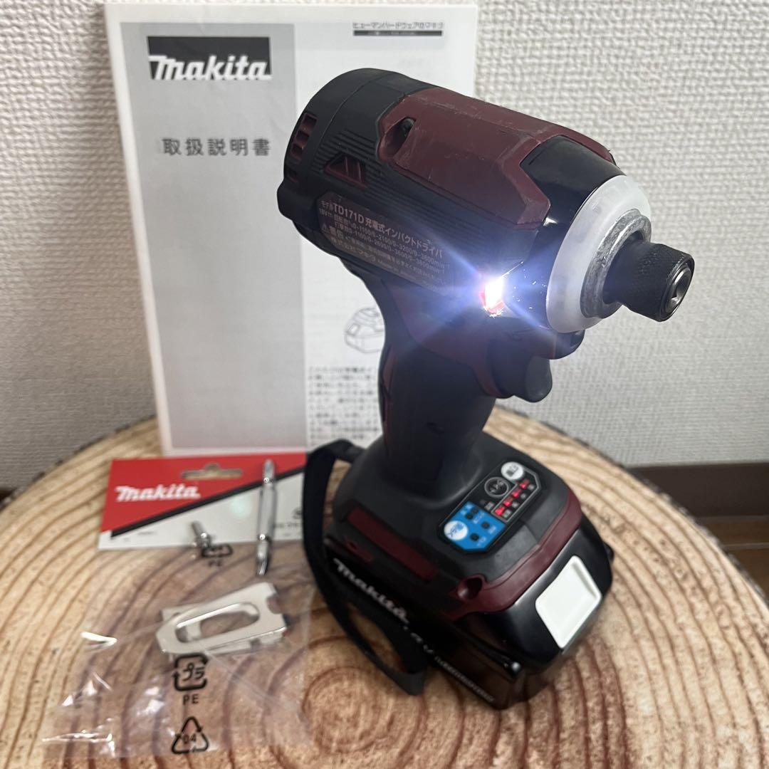 自転車マキタ純正 インパクト本体 早い者勝ち❗️ TD171D 不具合なし