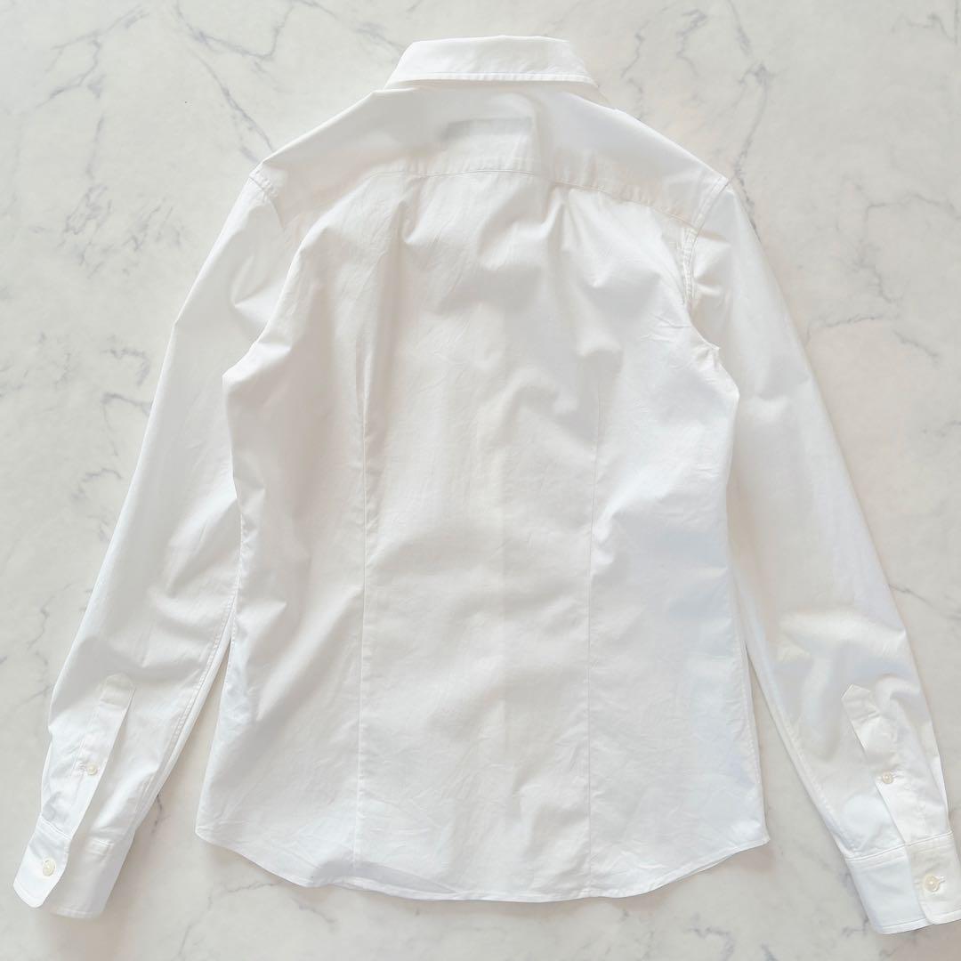 RALPH LAUREN ポニー刺繍　長袖シャツ　ストレッチ　レディース