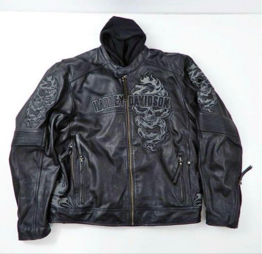 Harley-Davidson レザージャケット ブラック Harley-Davidson レザージャケット ブラック