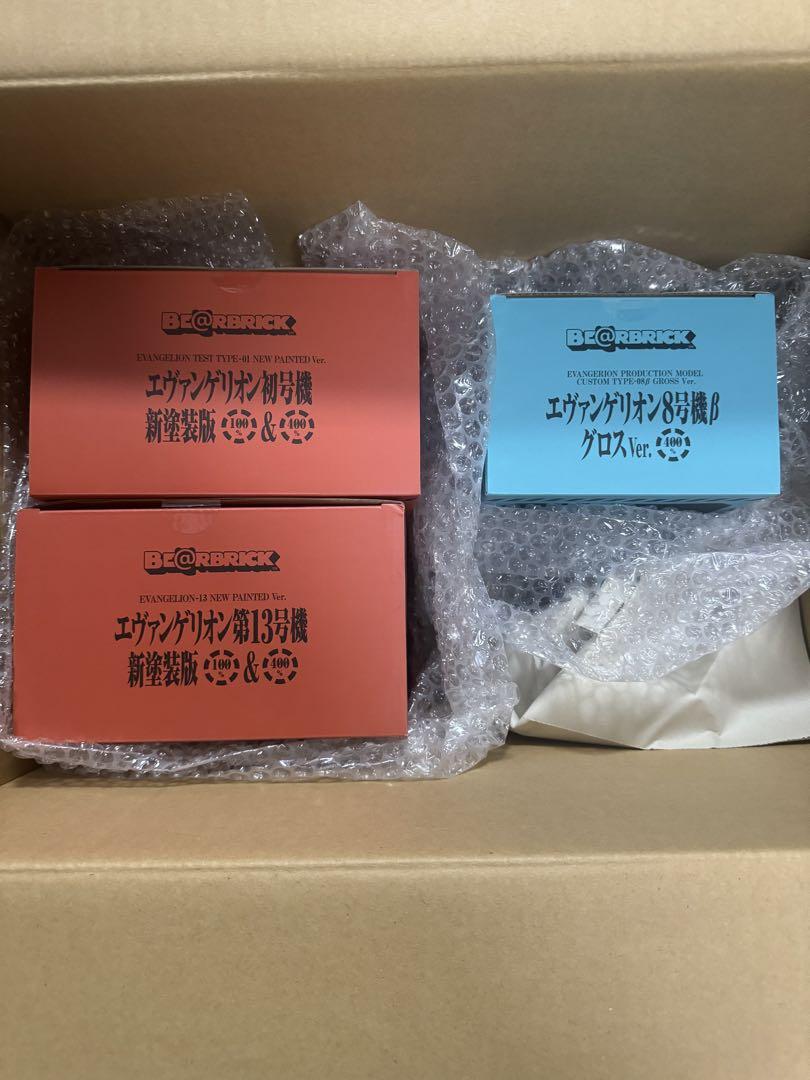 新品未開封　BE@RBRICK ベアブリック エヴァンゲリオン　3体セット