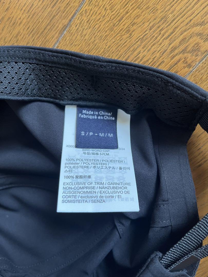 ARC'TERYX Bird Word Cap 24Kブラック S-Mサイズ