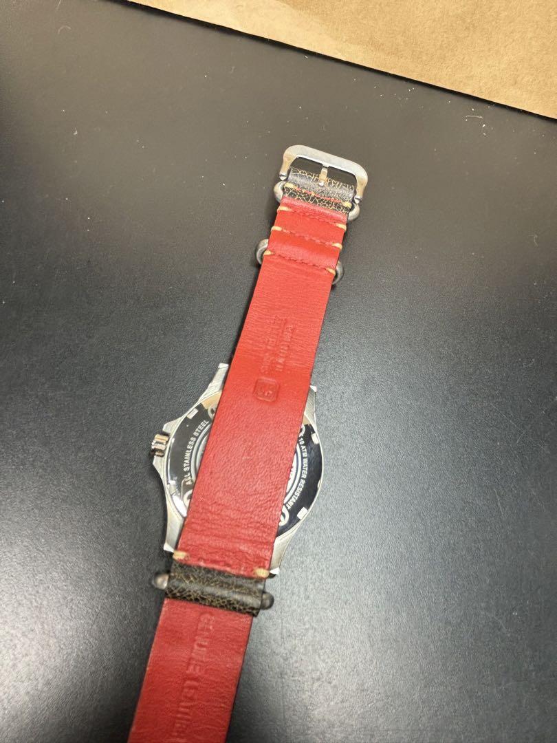 【稼働品】SWISS MILITARY HANOWA 腕時計デイト ヴィンテージ