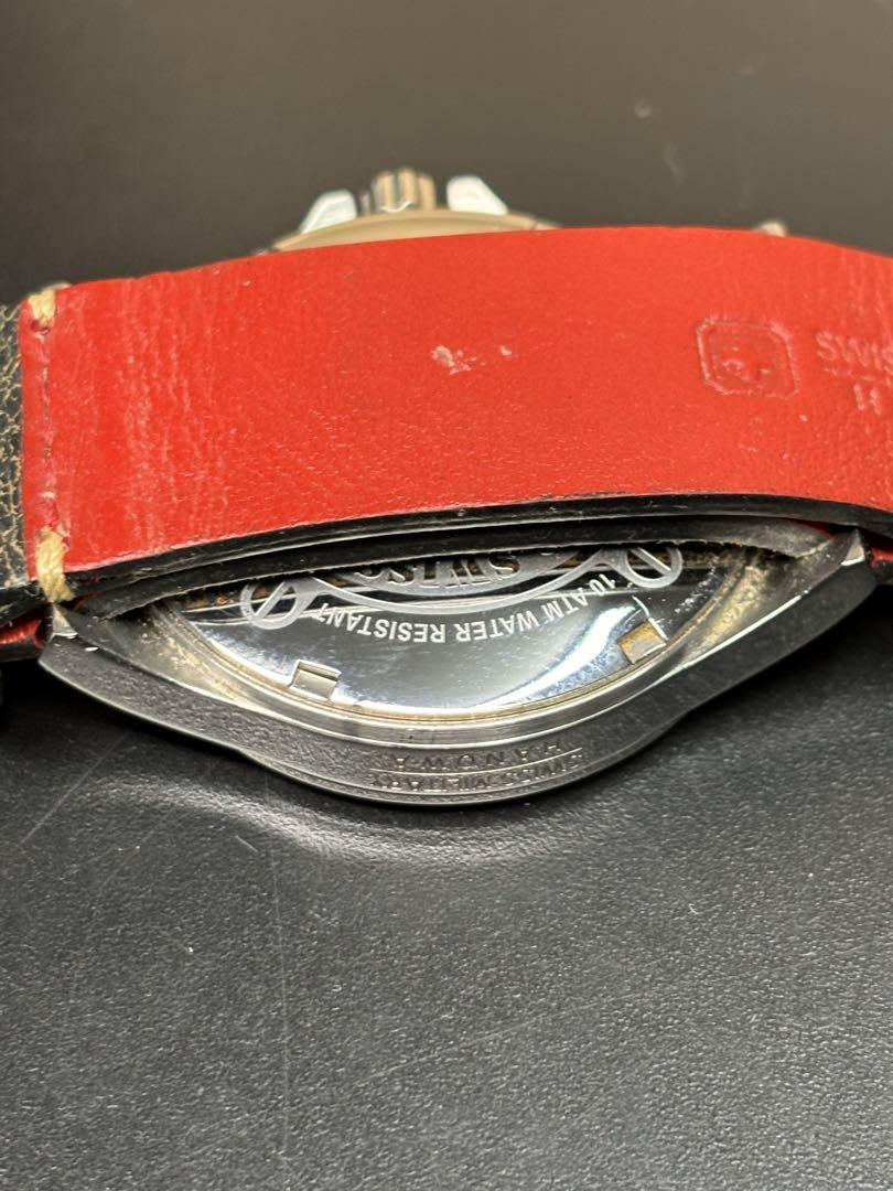 【稼働品】SWISS MILITARY HANOWA 腕時計デイト ヴィンテージ