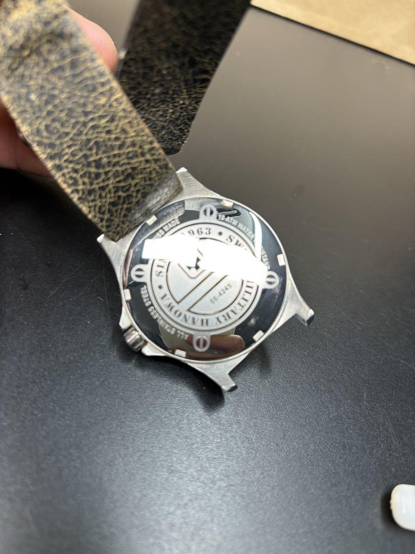 【稼働品】SWISS MILITARY HANOWA 腕時計デイト ヴィンテージ
