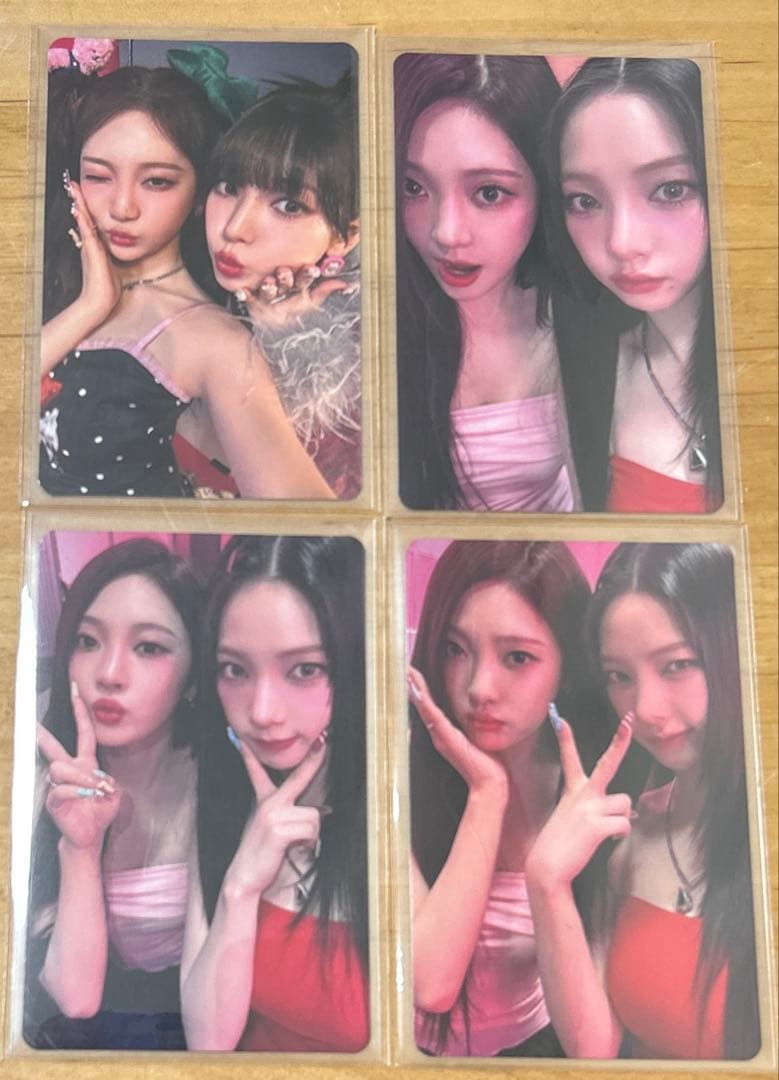 aespa 会場 ユニット トレカ カリナ ニンニン コンプリート セット新品、♥