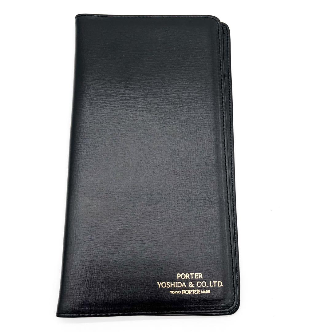 【新品未使用】PORTER ポーター　パスポートケース　ブラック 未使用品級 PORTER ポーター パスポートケース レザー 本革