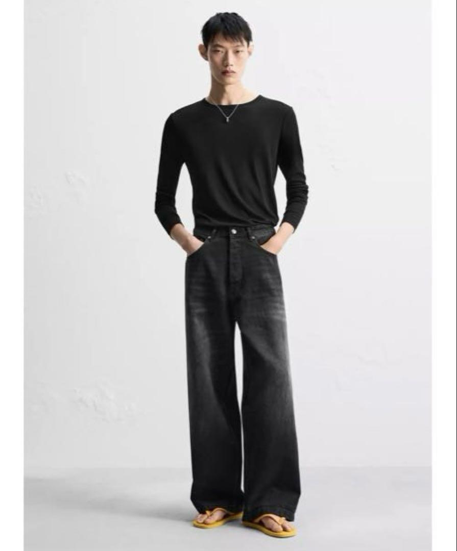 ZARA スーパーバギーフィットジーンズ　エクストラバギージーンズ　EU40 タグ付き新品☆ZARAのスーパーバギーフィットジーンズ☆EU36