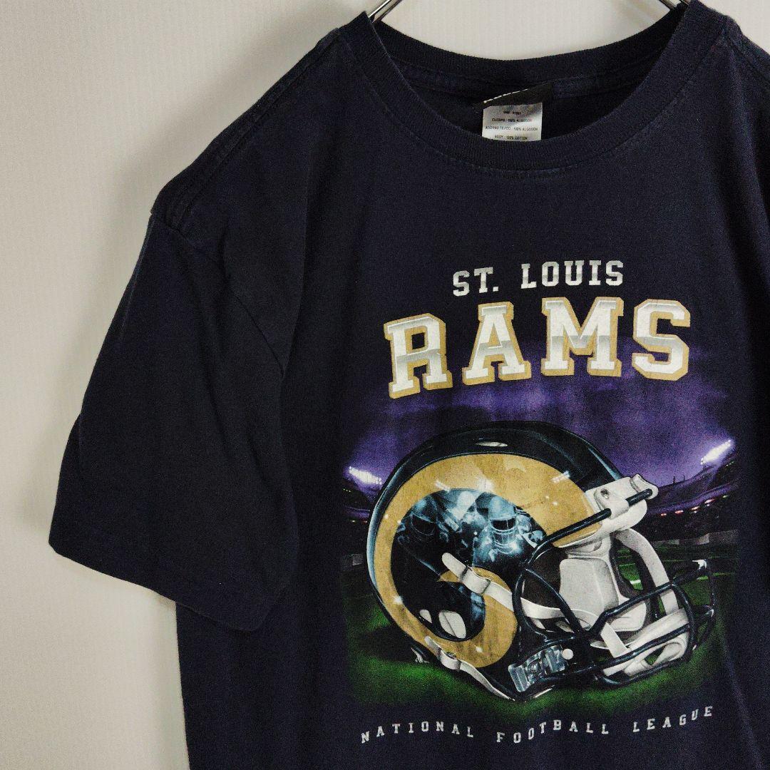 NFL RAMS セントルイスラムズ 半袖 ユニフォーム ゲームシャツ E54