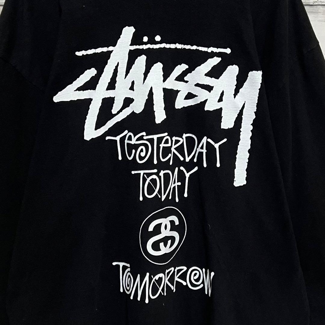 即完売品】ステューシー♤ビッグロゴ ワールドツアー 希少 長袖ロンT