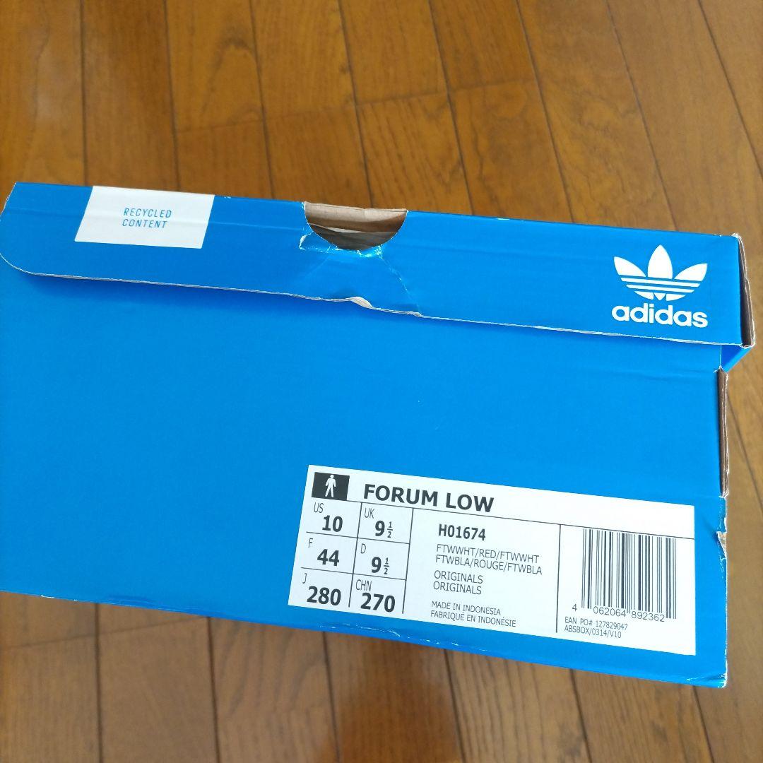 adidas Forum Low 'Cloud White Red' スニーカー