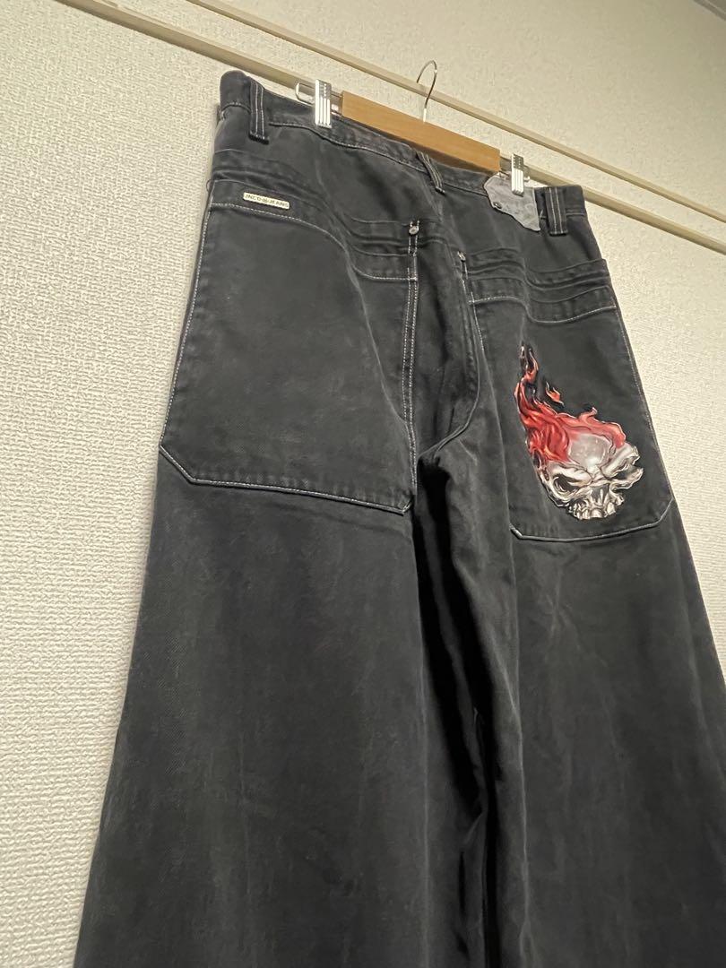 希少】00s JNCO JEANS ブラックバギーデニムパンツ 美品