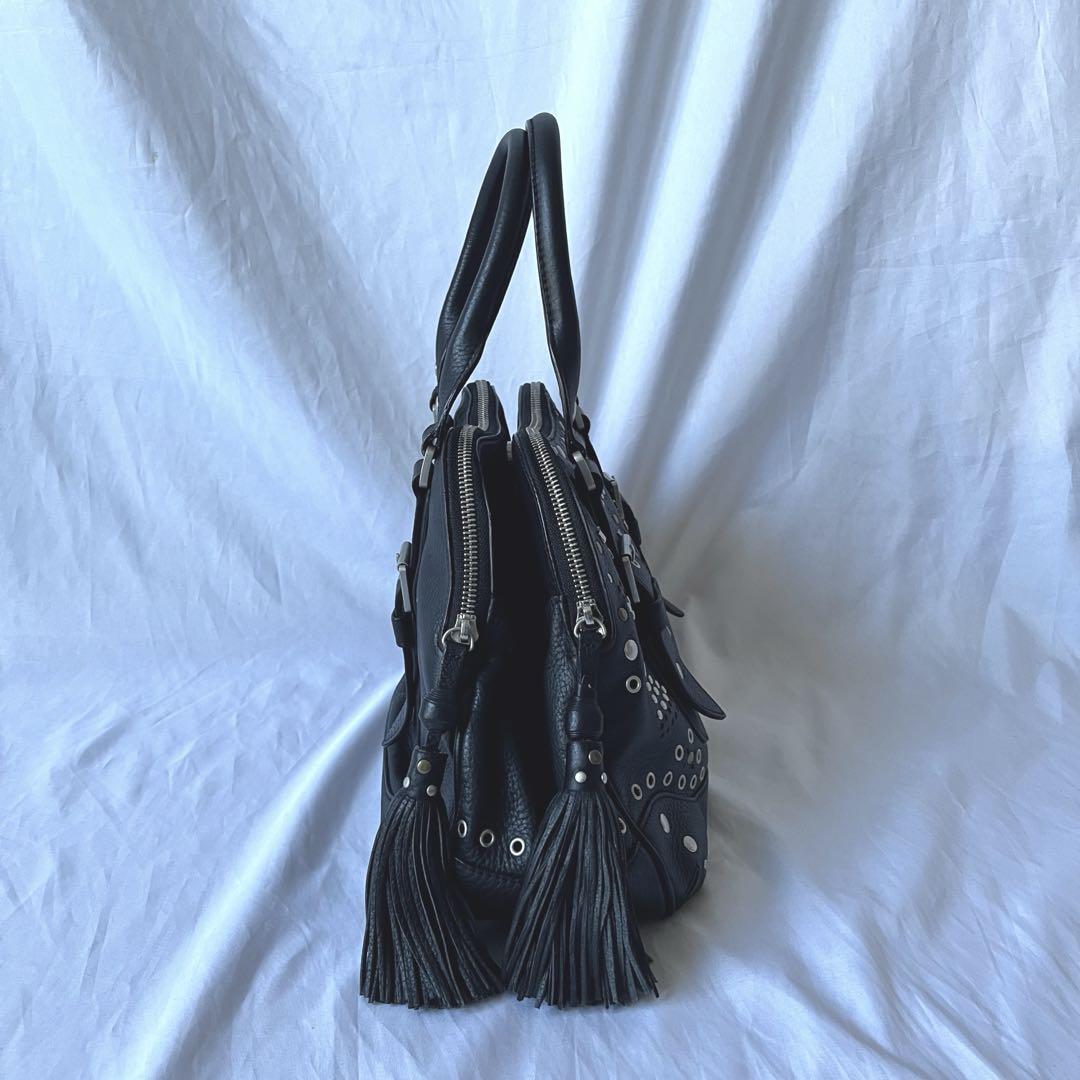 y2k Archive studs bag フェイクレザー　ベルト　ボストン y2k Archive studs bag フェイクレザー ベルト ボストン - メルカリ