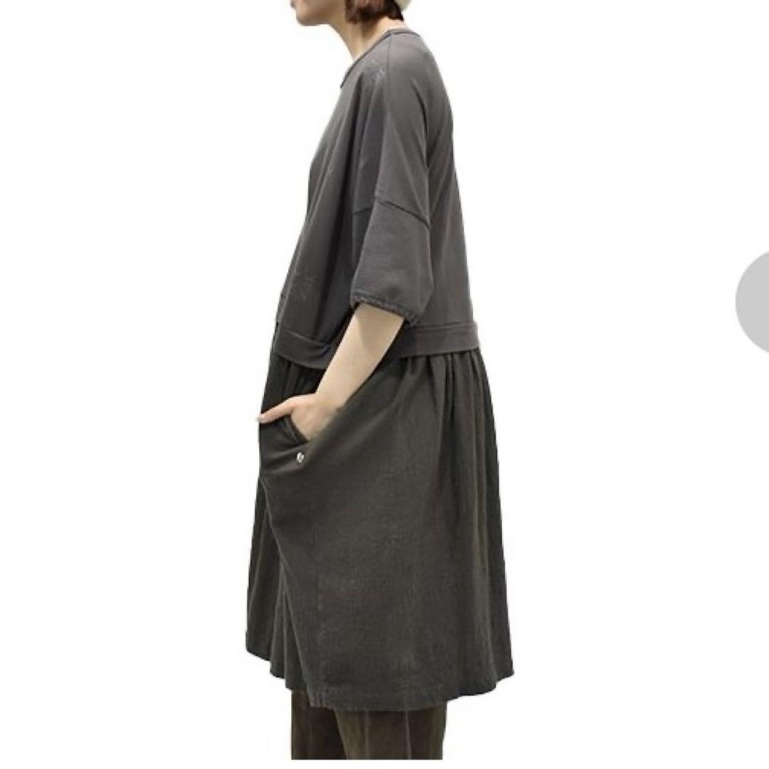《新品》ドラッグストアーズ　fu-ai ウエスト布切替 ゆったりワンピース